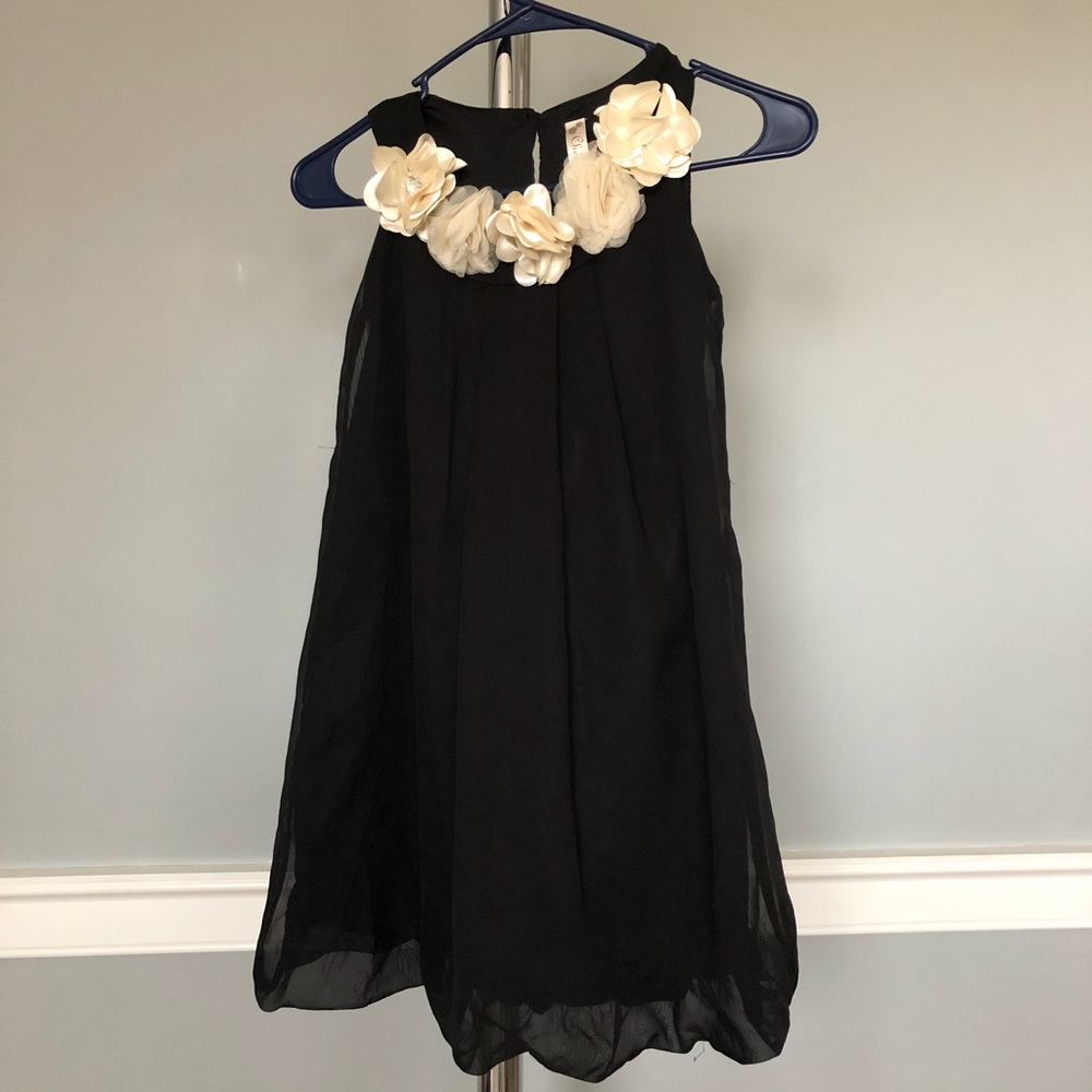 Girls black dressy dress